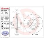 15 481 105 Bremsscheibe VA 09.B807.41