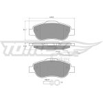 TOMEX brakes Bremsbelagsatz, Scheibenbremse TX 14-42 TOMEX brakes Bremsbelagsatz, Scheibenbremse TX 14-42