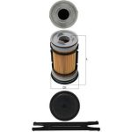 MAHLE AdBlue-Filter UX 11KIT, Filtereinsatz, Höhe 95,3 mm – u. a. für Nissan Nt400 Cabstar (F24M), Ford F-Max, Volvo Fm II – OE Nummer 20452-LC40A - l