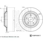 BLUE PRINT Bremsscheibe ADBP430017 BLUE PRINT Bremsscheibe ADBP430017