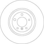 11 481 049 Bremsscheibe VA DF4349S 11 481 049 Bremsscheibe VA DF4349S