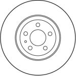 Bremsscheibe Alfa P. Gtv/Spider 95-05 DF2759 Bremsscheibe Alfa P. Gtv/Spider 95-05 DF2759