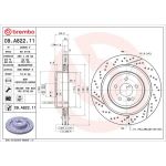 15 482 072 Bremsscheibe HA 09.A822.11 15 482 072 Bremsscheibe HA 09.A822.11