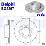 Delphi Bremsscheibe BG2297 Delphi Bremsscheibe BG2297