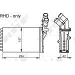 NRF Heizkörper 58034 NRF Heizkörper 58034