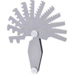KS TOOLS Trapez-Gewindelehre aus Stahl, für 30°-Gewinde, 2–12 mm 300.0622 KS TOOLS Trapez-Gewindelehre aus Stahl, für 30°-Gewinde, 2–12 mm 300.0622