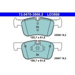 Bremsbelagsatz Bmw S. 1/3/4 10- Keramik 13.0470-3866.2 Bremsbelagsatz Bmw S. 1/3/4 10- Keramik 13.0470-3866.2