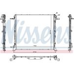 Nissens Wasserkühler LKW 606982 Nissens Wasserkühler LKW 606982