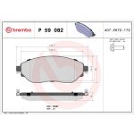 BREMBO Bremsklötze VA P 59 082