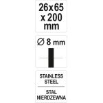 Zylindrische Drahtbürste 26mm YT-47696 Zylindrische Drahtbürste 26mm YT-47696