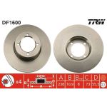 TRW Bremsscheibe DF1600 TRW Bremsscheibe DF1600