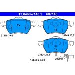 Bremsbelagsatz Vw P. Sharan 1.8-2.8 95-10 13.0460-7143.2 Bremsbelagsatz Vw P. Sharan 1.8-2.8 95-10 13.0460-7143.2