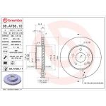15 481 070 Bremsscheibe VA 09.A736.11 15 481 070 Bremsscheibe VA 09.A736.11