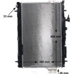 MAHLE Kühler, Motorkühlung CR 1293 001S MAHLE Kühler, Motorkühlung CR 1293 001S