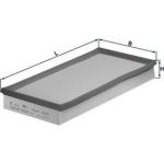 MAHLE Luftfilter LX 726 MAHLE Luftfilter LX 726
