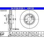 Bremsscheibe Citroen P. C5/Xsar 24.0126-0120.1 Bremsscheibe Citroen P. C5/Xsar 24.0126-0120.1