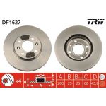 TRW Bremsscheibe DF1627 TRW Bremsscheibe DF1627