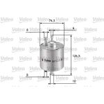 VALEO Kraftstofffilter 587019 VALEO Kraftstofffilter 587019