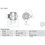 Lichtmaschine 0 986 083 200