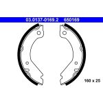 ATE Bremsbackensatz Feststellbremse 03.0137-0169.2 ATE Bremsbackensatz Feststellbremse 03.0137-0169.2