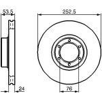 Bosch Bremsscheibe Vorderachse 0 986 478 113 Bosch Bremsscheibe Vorderachse 0 986 478 113