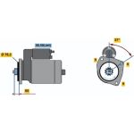 0001125046 Bosch Anlasser 0001125046 0001125046 Bosch Anlasser 0001125046