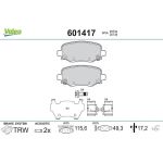 Valeo Bremsbelagsatz 601417