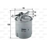 VALEO Kraftstofffilter 587564 VALEO Kraftstofffilter 587564