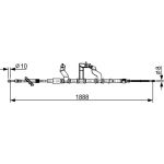 Handbremsseil re 1987482532 Handbremsseil re 1987482532