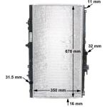 MAHLE Kühler, Motorkühlung CR 202 000S MAHLE Kühler, Motorkühlung CR 202 000S