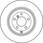 Bremsscheibe Land Rover P. Rang DF4955S