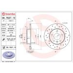Bremsscheibe HA Xtra 08.7627.1X Bremsscheibe HA Xtra 08.7627.1X