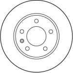 TRW Bremsscheibe DF1614 TRW Bremsscheibe DF1614