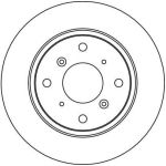 TRW Bremsscheibe DF4031