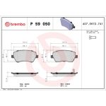 BREMBO Bremsklötze VA P 59 050 BREMBO Bremsklötze VA P 59 050