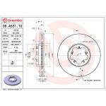 51 481 054 Bremsscheibe VA 09.A531.10 51 481 054 Bremsscheibe VA 09.A531.10
