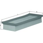 MAHLE Luftfilter LX 1601 MAHLE Luftfilter LX 1601