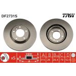TRW Bremsscheibe DF2731S TRW Bremsscheibe DF2731S