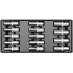 Steckschlüssel Lang 14-Tlg. 1/2 8-21mm In Schubladeneinlage YT-5539 Steckschlüssel Lang 14-Tlg. 1/2 8-21mm In Schubladeneinlage YT-5539