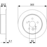 Bremsscheibe 0 986 479 C02 Bremsscheibe 0 986 479 C02