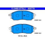 Bremsbelagsatz Nissan P. Murano/Navara/Pathfinder 05 13.0460-5778.2 Bremsbelagsatz Nissan P. Murano/Navara/Pathfinder 05 13.0460-5778.2