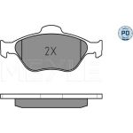 Bremsbelagsatz Ford P. Fusion 02-/Fiesta 02 025 236 0418/PD Bremsbelagsatz Ford P. Fusion 02-/Fiesta 02 025 236 0418/PD
