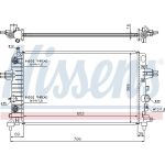 Nissens Wasserkühler PKW 630702 Nissens Wasserkühler PKW 630702