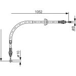 Handbremsseil 1987477186 Handbremsseil 1987477186