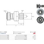 FREILAUFGETRIEBE, STARTER SD0066P FREILAUFGETRIEBE, STARTER SD0066P