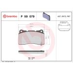 BREMBO Bremsklötze VA P 59 079 BREMBO Bremsklötze VA P 59 079