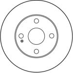 Bremsscheibe Mazda P. 323/Demio 1.4-1.8 16V 89-04 DF3089 Bremsscheibe Mazda P. 323/Demio 1.4-1.8 16V 89-04 DF3089
