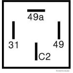 Blinkgeber 12V (4x6,3 + 2x2,8mm) 75605096 Blinkgeber 12V (4x6,3 + 2x2,8mm) 75605096