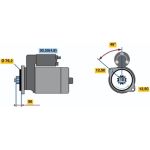 Bosch Anlasser 0001120408 Bosch Anlasser 0001120408