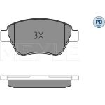 Bremsbelagsatz Fiat P. Punto/Doblo 05-/500/Mito 025 237 0517/PD Bremsbelagsatz Fiat P. Punto/Doblo 05-/500/Mito 025 237 0517/PD